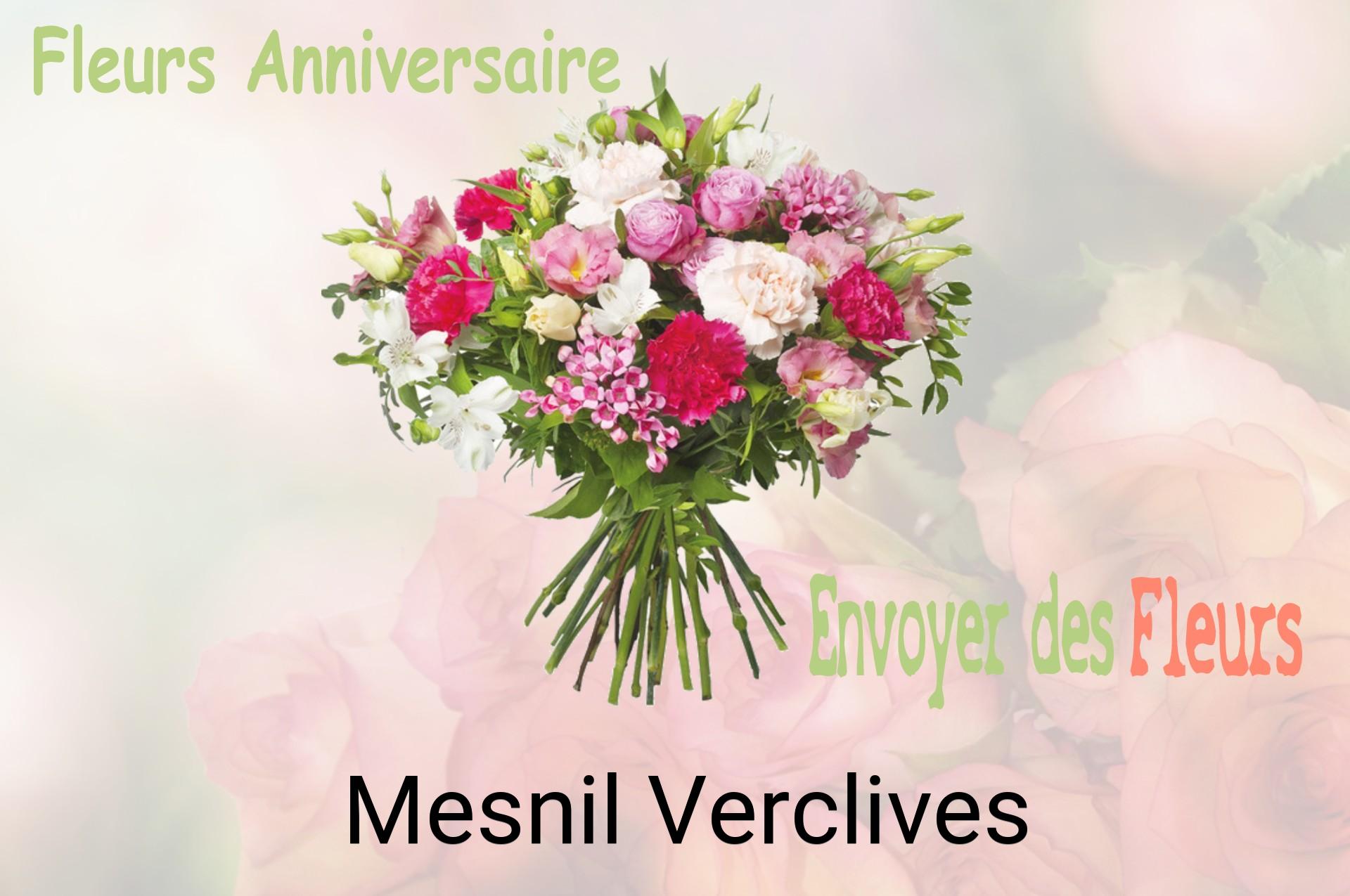 Bouquet de fleurs d’anniversaire livré à Mesnil-Verclives