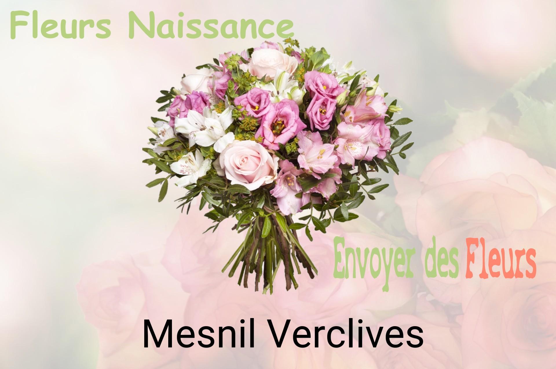 Bouquet de fleurs de naissance livré à Mesnil-Verclives