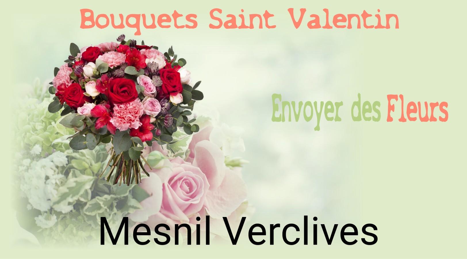 Roses de Saint-Valentin livrées à Mesnil-Verclives